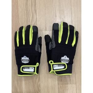 Ergodyne #850 Thermal Insulated Freezer Gloves L (9) Black Neon Yellow NWOT